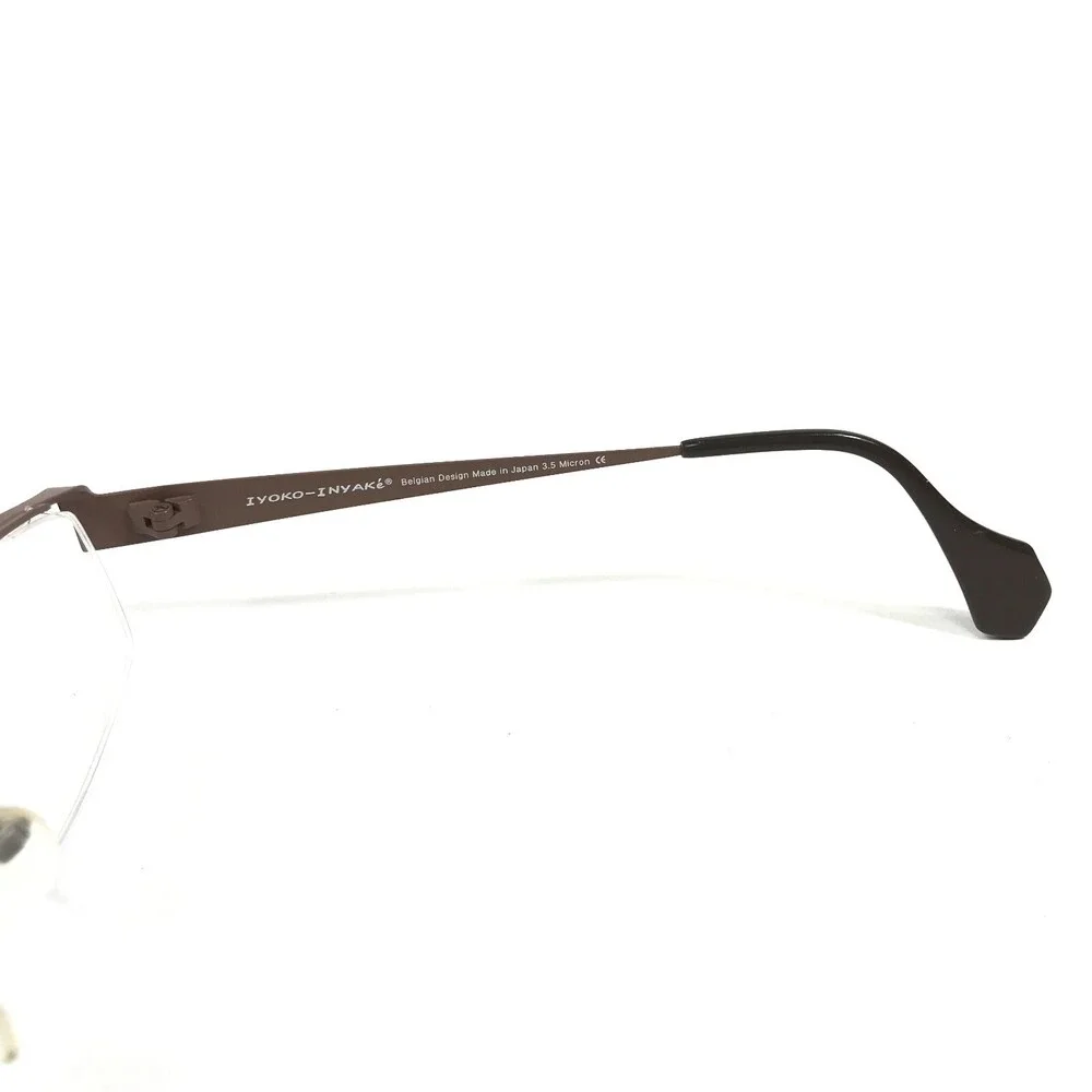 Iyoko-Inyake Eyeglasses Frames IY574 Col.31 Brown Burgundy Red 51-19-140